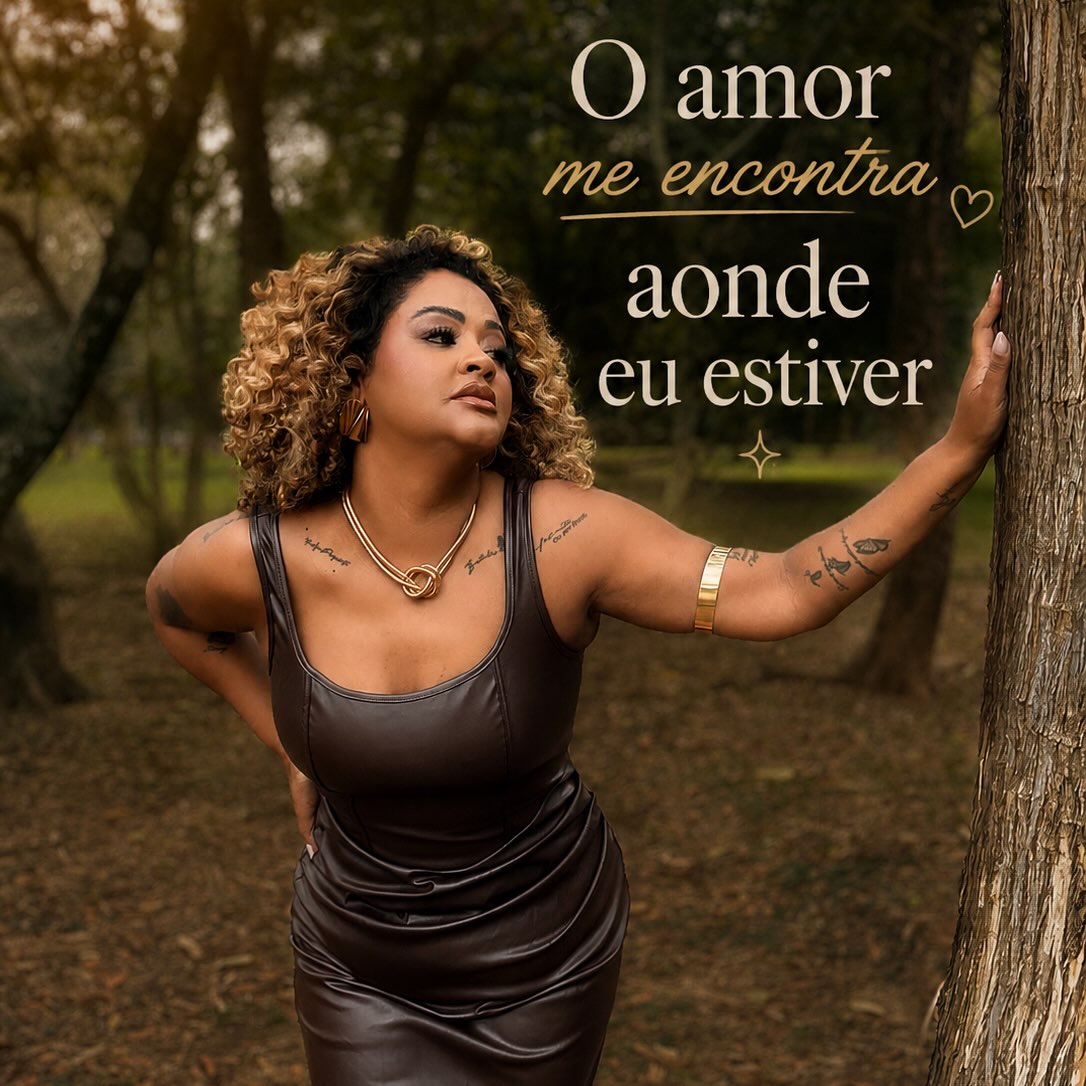 Diva Gaby em ensaio ao ar livre